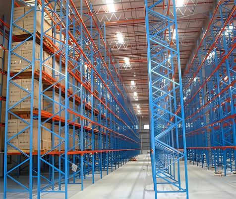 Turkish Racking Standart Çok Dar Geçit Pallet Racking Lojistik Depo Alanı Artırma Depo ...